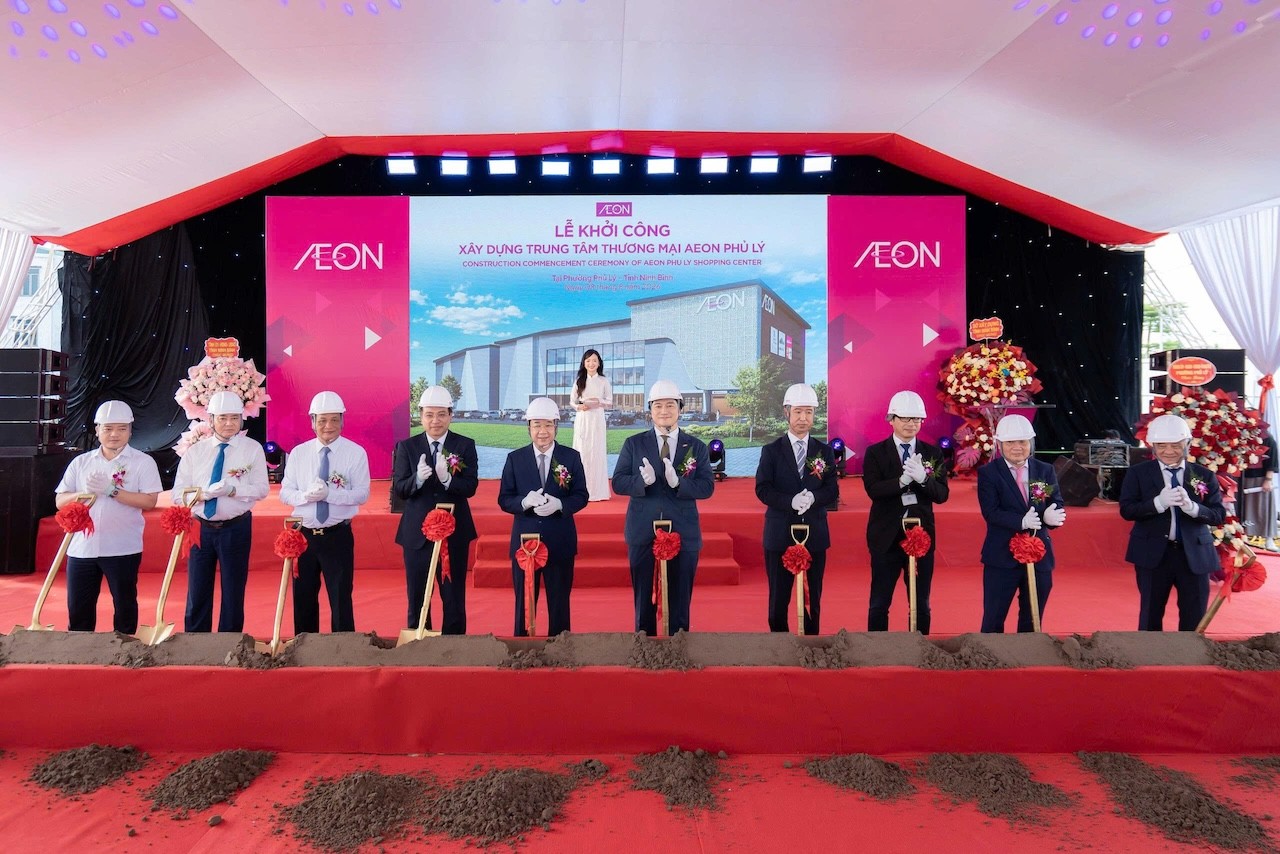 Khởi công AEON Phủ Lý: Hướng đến thúc đẩy hạ tầng thương mại Ninh Bình