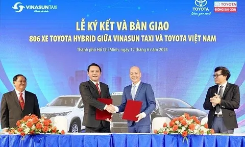 Vinasun ra mắt dịch vụ taxi hybrid, hợp tác cùng Toyota Việt Nam cho 2,000 xe vào năm 2025