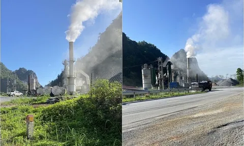 Trạm trộn bê tông nhựa nóng không phép, đã bị cấm vẫn ngang nhiên hoạt động