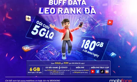 5GLQ - Gói siêu data, leo rank cực đã