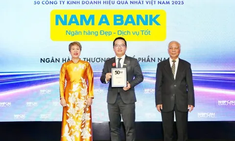 Nam A Bank – Tiếp tục vào Top 50 Công ty kinh doanh hiệu quả nhất Việt Nam