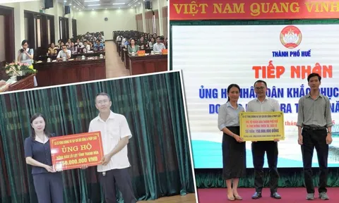 Nghĩa cử ấm tình người của ca sĩ Tùng Dương dành cho người dân Thanh Hoá và Tp.Huế sau bão số 10