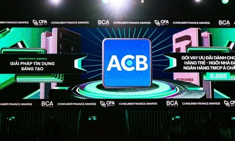 ACB được vinh danh Giải pháp tín dụng Sáng tạo tại Better Choice Awards 2025 với chương trình ‘Ngôi Nhà Đầu Tiên’