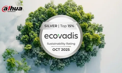 Dahua Technology nhận Huy chương Bạc từ EcoVadis cho thành tích về bền vững