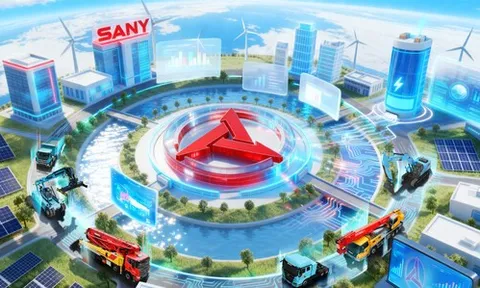 Chiến lược 'Ba chuyển đổi' của SANY Heavy Industry thúc đẩy tăng trưởng: Doanh thu quý 3 bật tăng 10,73%
