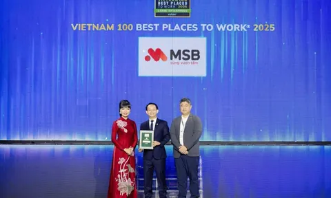 MSB khẳng định vị thế “Top 100 nơi làm việc tốt nhất Việt Nam”