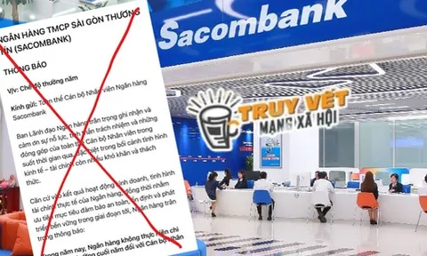 Sacombank lên tiếng về thông tin không thưởng Tết cho nhân viên