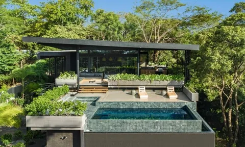 Thiết kế bền vững của ngôi nhà giữa khu rừng ở Costa Rica