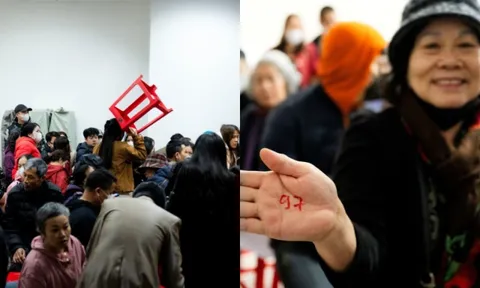 Hà Nội: Giá vàng giảm sốc chỉ sau một đêm, cảnh tượng tại phố Cầu Giấy khiến nhiều người không khỏi bất ngờ