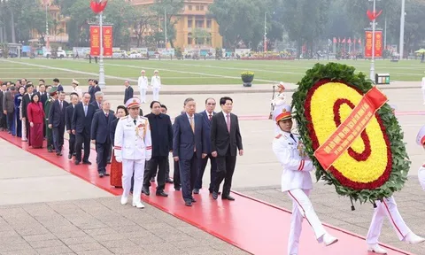 Lãnh đạo Đảng, Nhà nước vào Lăng viếng Chủ tịch Hồ Chí Minh nhân dịp Tết Nguyên đán Bính Ngọ