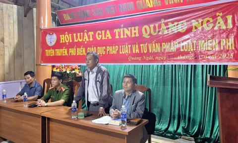 Hội Luật gia tỉnh Quảng Ngãi phát huy vai trò nòng cốt trong xây dựng pháp luật