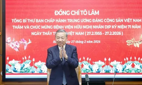 Phát biểu của Tổng Bí thư Tô Lâm nhân dịp thăm, chúc mừng Bệnh viện Hữu Nghị