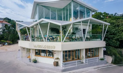 Quán cà phê mô phỏng cánh cò tại Trung Quốc