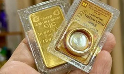 Ngày 8/4: Giá vàng tăng 2,7 triệu đồng mỗi lượng