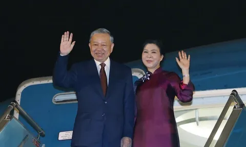 Tổng Bí thư, Chủ tịch nước Tô Lâm và Phu nhân lên đường thăm Trung Quốc