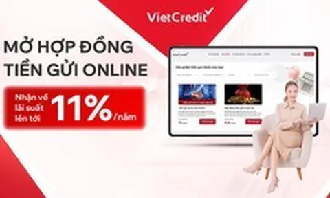 VietCredit tung lãi suất 11%/năm, hút dòng tiền doanh nghiệp