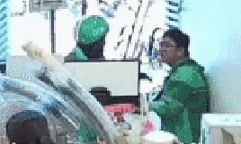 Shipper bị đồng nghiệp đánh trong quán trà sữa tại phường Tân Hưng