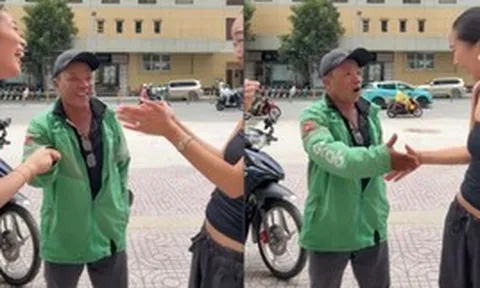 2 khách Tây vui như Tết khi gặp anh xe ôm nói tiếng Anh như gió, biết cả từ lóng