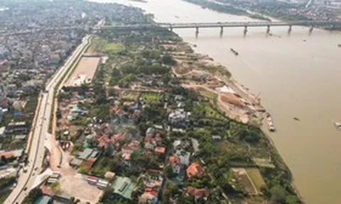 Hà Nội: Thống nhất di dời, quy hoạch toàn bộ khu dân cư ngoài đê sông Hồng, an toàn thoát lũ