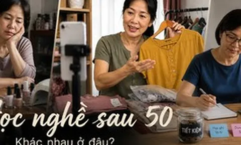 Ở tuổi 50, 3 người phụ nữ cùng học nghề để kiếm thêm: Người thu 6 triệu/tháng, người mất 15 triệu - khác biệt nằm ở đâu?