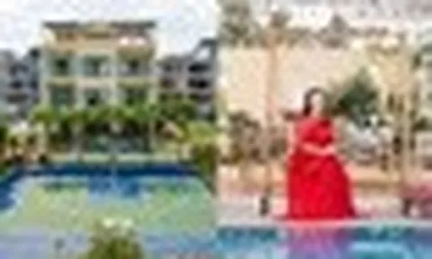Biệt thự 1000m2, 10 phòng ngủ, có cả sân bóng rổ của nữ NSƯT, trưởng khoa thanh nhạc đình đám