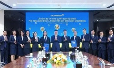 SACOMBANK kiện toàn đội ngũ lãnh đạo cấp cao
