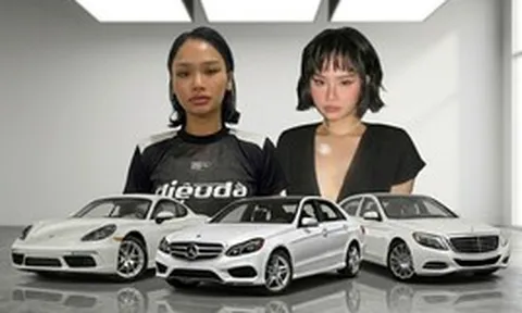 Gu chơi xe của Miu Lê: Trung thành với tông màu trắng, nâng cấp dần từ Mercedes-Benz sang Porsche