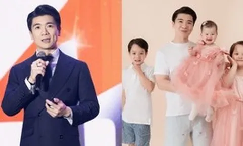 Thiếu gia nhà bầu Hiển - Đỗ Quang Vinh khoe con thứ 3 tròn 1 tuổi, gửi lời cảm ơn đặc biệt đến "hậu phương"