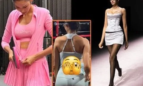 Chuyện xấu hổ của Hoàng Thùy ở phòng gym