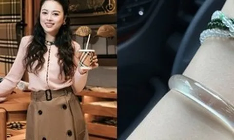 Sau 5 năm tranh cãi, Hằng Túi công khai giấy kiểm định từ DOJI, khẳng định chiếc vòng được mẹ tặng là phỉ thủy