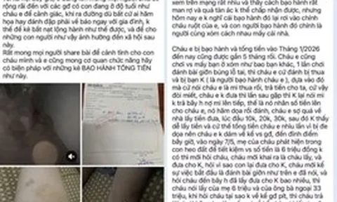 Vụ "bạo lực ghê gớm và trắng trợn" khiến phụ huynh Đà Nẵng cầu cứu, công an vào cuộc: Đây là dấu hiệu cha mẹ nhất định đừng bỏ qua