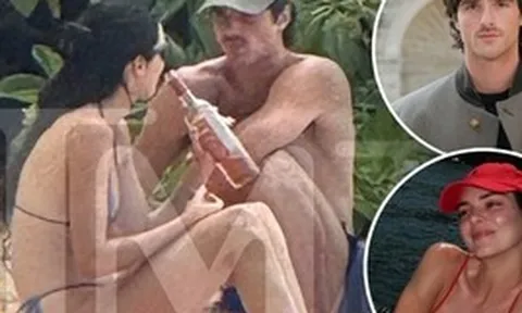 "Tóm gọn" Kendall Jenner hẹn hò tài tử Đồi Gió Hú trên bãi biển