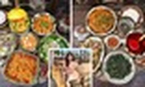 Mẹ đảm khoe mâm cơm nhà, chồng hài hước 'nhờ cộng đồng mạng nên được ăn ngon'