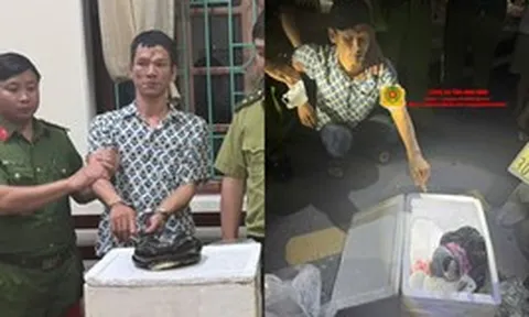 Người đàn ông SN 1987 chở thùng xốp bí ẩn trên xe máy, công an kiểm tra, phát hiện thứ khiến ai cũng rùng mình