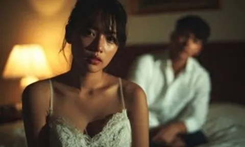 Đêm tân hôn chồng say khướt nằm ngủ, điện thoại anh hiện lên nội dung vỏn vẹn 4 chữ khiến tôi thức trắng