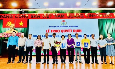 Tp.Hồ Chí Minh: Ra mắt Chi hội Luật gia phường Bình Tiên