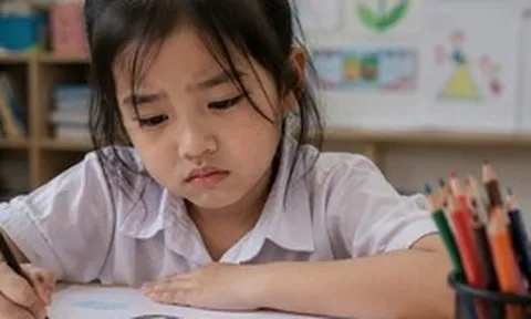 Bức vẽ “người bạn thân nhất” của nữ sinh tiểu học khiến cô giáo và mẹ lạnh người: Phía sau là sự thật xót xa!