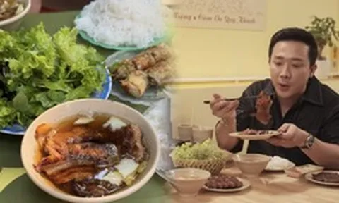 Quán bún chả bán 36 năm ở phố Yên Phụ được Trấn Thành khen “hàng ngon nhất từng ăn”, gia đình Salim cũng mê tít