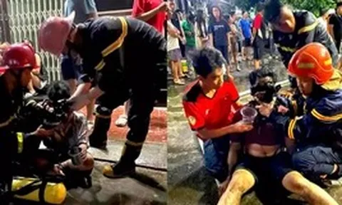 Hai thiếu niên mắc kẹt trong đám cháy nhà 3 tầng, khói độc bao trùm