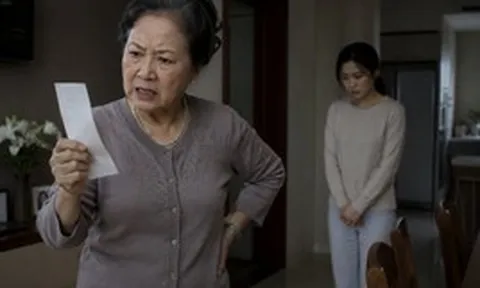 Mẹ chồng cho tiền 2 vợ chồng trẻ mua nhà, nhưng một tờ hóa đơn của con dâu khiến bà nổi giận