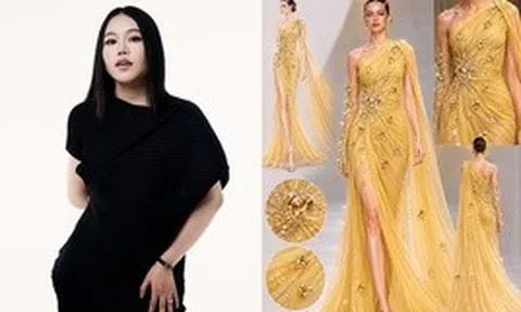 NTK Thảo Nguyễn mang "trái tim vàng" lên sàn diễn Tuần lễ Thời trang Quốc tế Việt Nam 2026