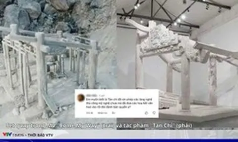 Fanpage Báo Điện tử VTV hỏi hộ netizen: Tàn Chỉ xin phép các làng nghề thủ công chưa mà đưa họa tiết văn hóa vào rồi đòi đánh bản quyền?"