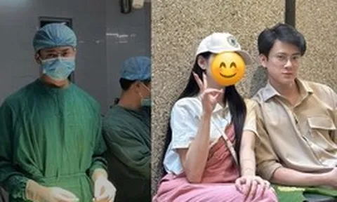 Bác sĩ nam thần xuất hiện trên trang Thông tin chính phủ hóa ra từng là bạn trai của nữ diễn viên nổi tiếng phim giờ vàng
