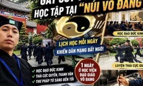 Du học sinh Việt gây sốt với vlog “lên núi Võ Đang bái sư học đạo”: Thời khoá biểu khiến nhiều người ngỡ ngàng