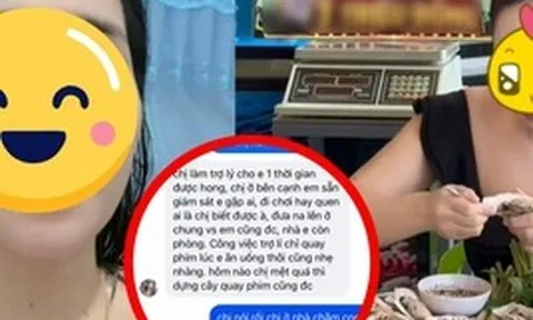 Xôn xao 1 TikToker mukbang tên M. SN 2005 bị tố làm tiểu tam, còn đề nghị cô vợ làm “trợ lý” cho mình