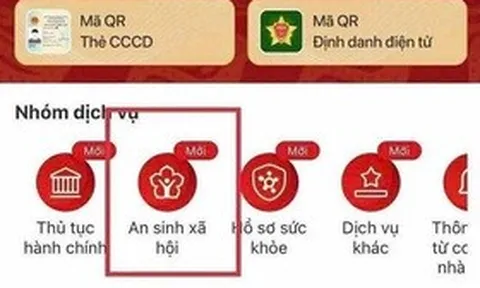 Cách tích hợp tài khoản hưởng An sinh xã hội trên VNeID