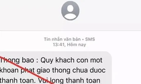 Cảnh báo bẫy lừa đảo từ tin nhắn vi phạm giao thông
