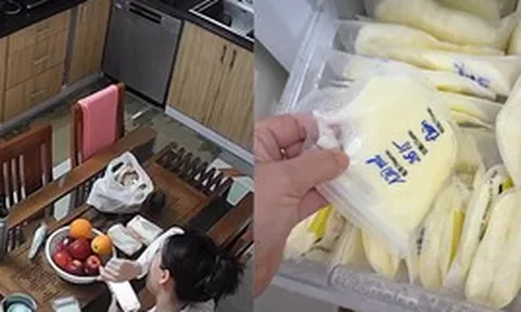Mẹ bỉm bật khóc nức nở khi thấy tủ trữ đông sữa mở toang, toàn bộ sữa hút cho con tan hết