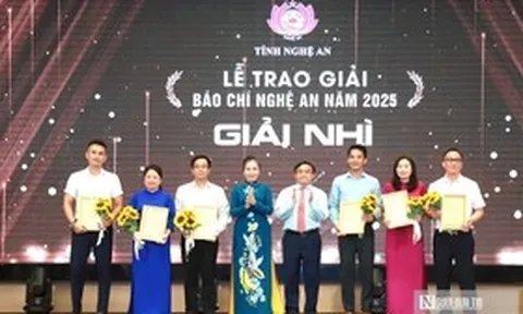 Đời sống & Pháp luật giành giải Nhì, Giải báo chí tỉnh Nghệ An 2026