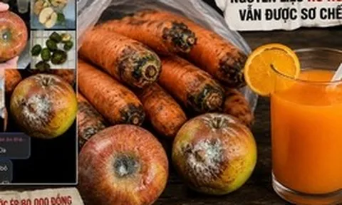 Phía sau những ly nước ép bắt mắt, người tiêu dùng hoang mang vì nghi vấn nguyên liệu "mốc rửa, thối mới bỏ" của một chuỗi cửa hàng đồ uống